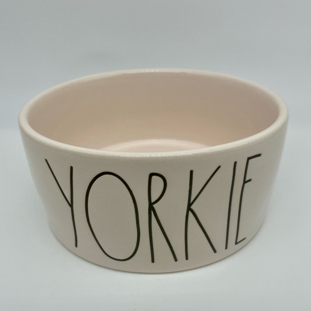 Rae Dunn YORKIE Dog Bowl 6”